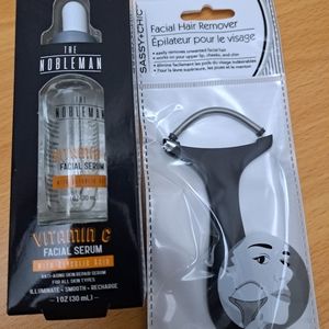 Bundle  vitamin C serum  and face hair removal